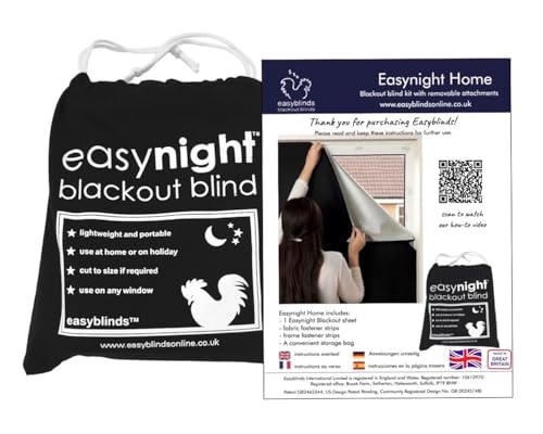 easynight Verdunkelungsrollo (ohne Saugnäpfe) L 2m x 1.45m von easynight