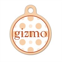 Haustiermarke - Gizmo Benutzerdefinierter Name Auf Der Vorderseite von ebonypawspets