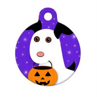 Haustiermarke - Happy Halloween Trick Or Treat Hündchen Haustiermarke - Happy Halloween Trick Or Treat Hündchen von ebonypawspets