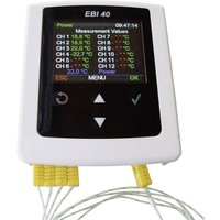 Ebro 1340-6401 EBI 40 TC-02 Temperatur-Datenlogger kalibriert (ISO) Messgröße Temperatur -200 bis von ebro