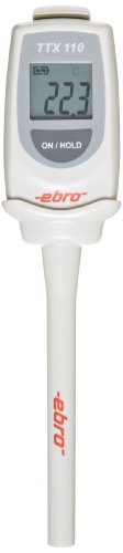 E-Bro TTX 110 ABS Thermoelement Typ T Thermometer mit Sonde, -50 bis +350 Grad C Messbereich von ebro