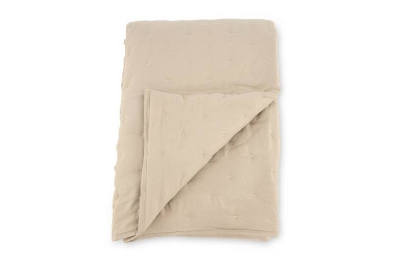ebuy24 Bettbezug Sally Tagesdecke 180x260cm beige., (1 St) von ebuy24