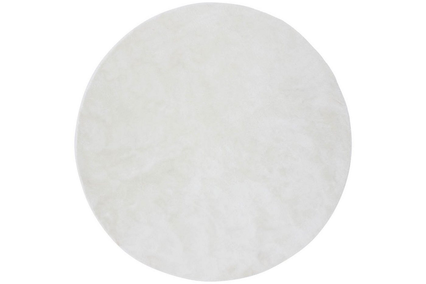 Teppich Blanca Teppich Ø200 cm Polyester weiß., ebuy24, Höhe: 2 mm von ebuy24