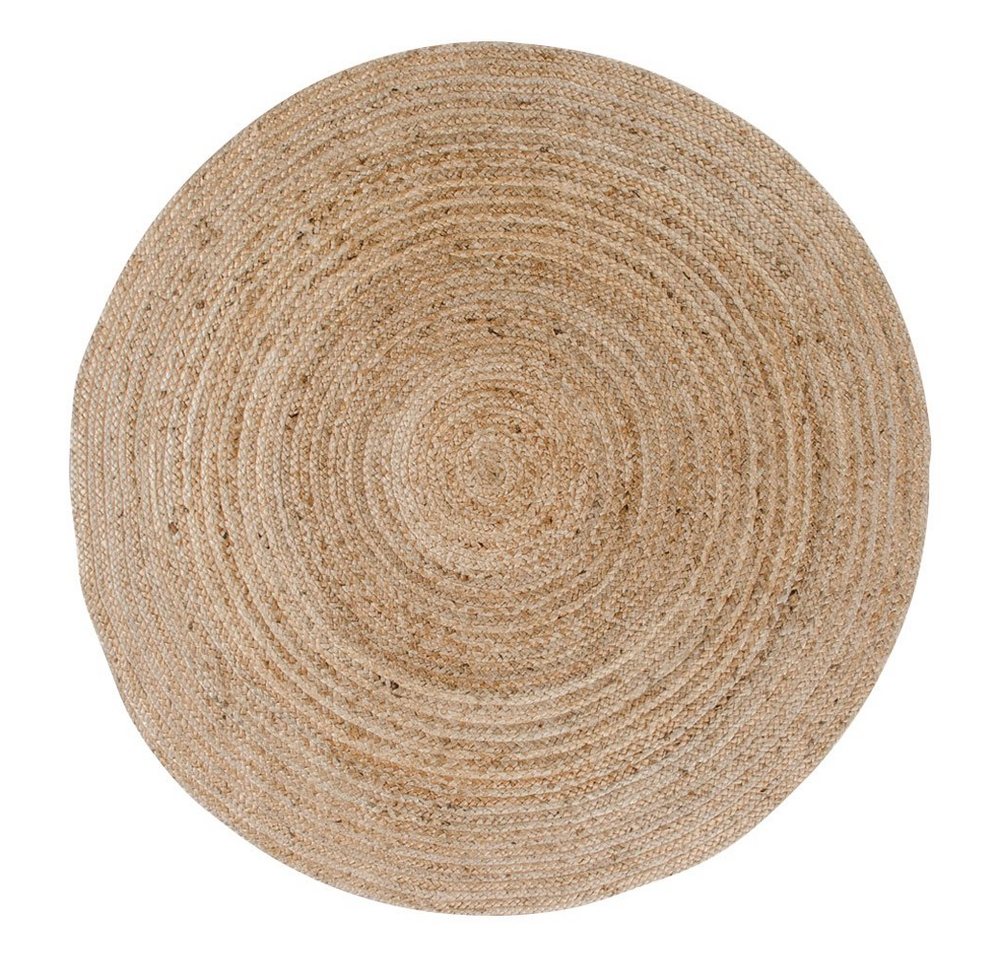 ebuy24 Teppich Broom Teppich Ø180 cm in Jute natur., Höhe: 1 mm von ebuy24