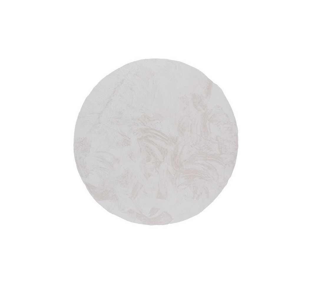 ebuy24 Teppich Nina Teppich Ø200cm Weiß., Höhe: 2 mm von ebuy24