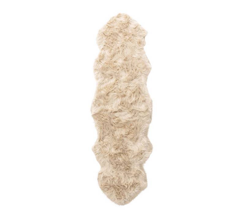 Wohndecke Katy Kunstfell imitiertes fell 180x55cm Beige., ebuy24 von ebuy24
