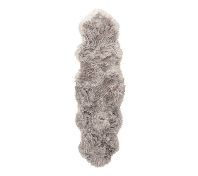 Wohndecke Katy Kunstfell imitiertes fell 180x55cm Grau., ebuy24 von ebuy24