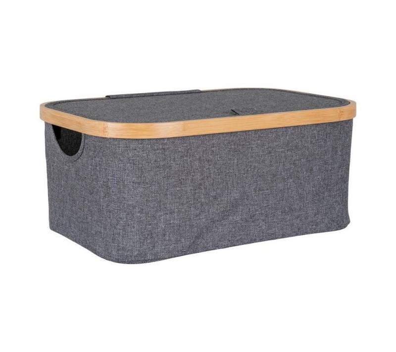 ebuy24 Allzweckkorb Noto Korb 38x26x16cm dunkelgrau. von ebuy24