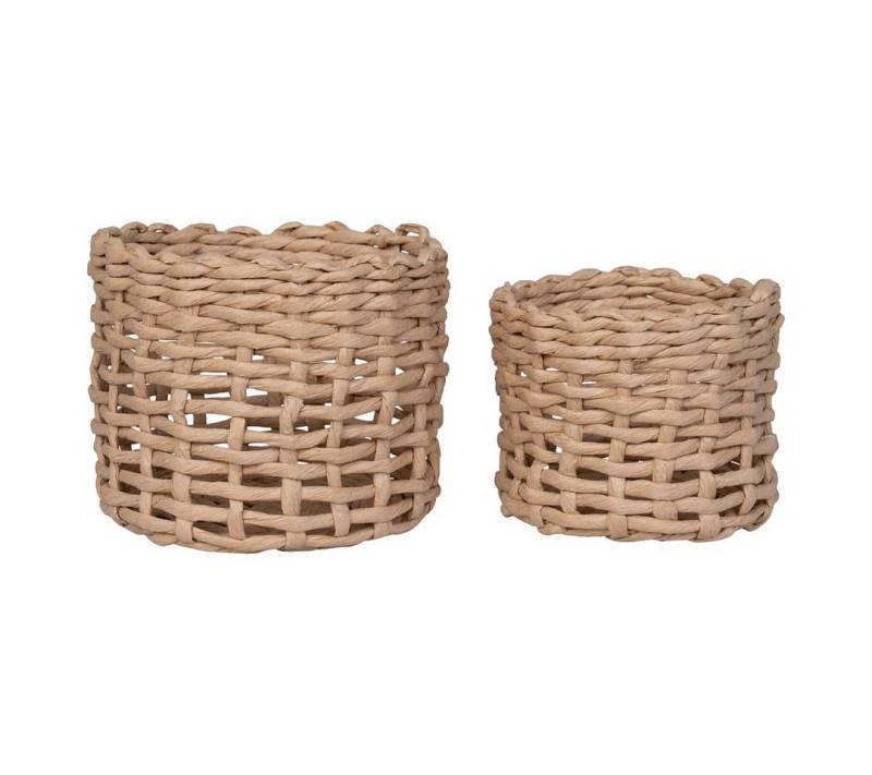 ebuy24 Allzweckkorb Penela Korb Satz von 2 Stk. hellbraun. von ebuy24