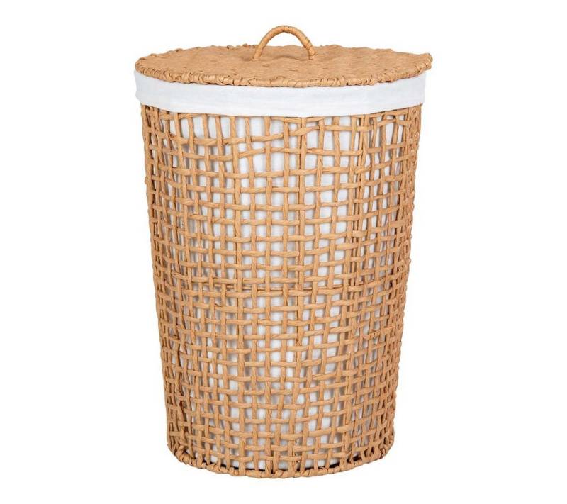 ebuy24 Allzweckkorb Pomal Wäschekorb hellbraun,weiß. von ebuy24