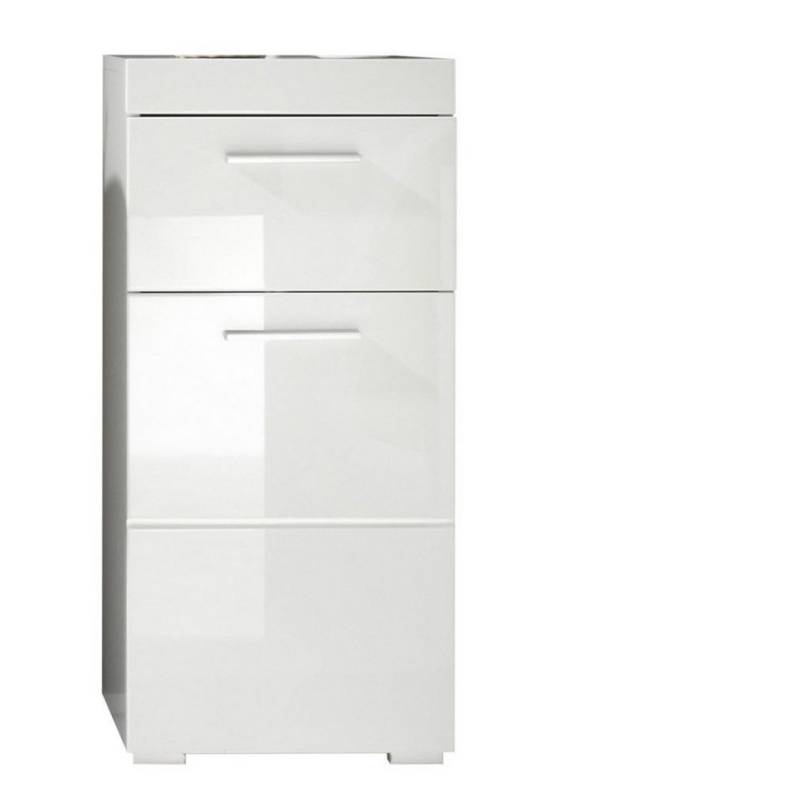 ebuy24 Badezimmerspiegelschrank AmandaMando Bad Standtype Stauraum 1 Tür, 1 Schubl von ebuy24