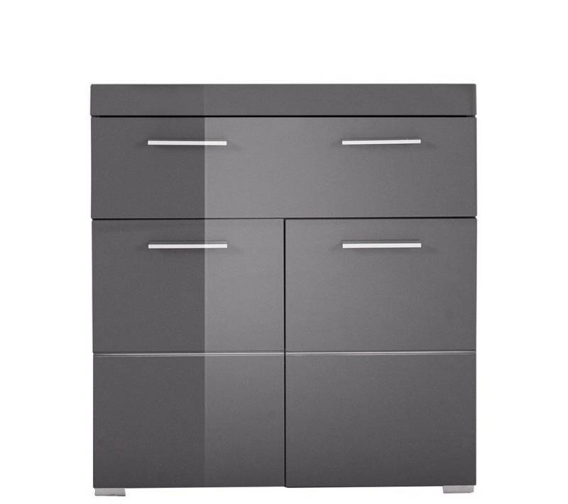 ebuy24 Badezimmerspiegelschrank AmandaMando Bad Standtype Stauraum 2 Türen, 1 Schu von ebuy24