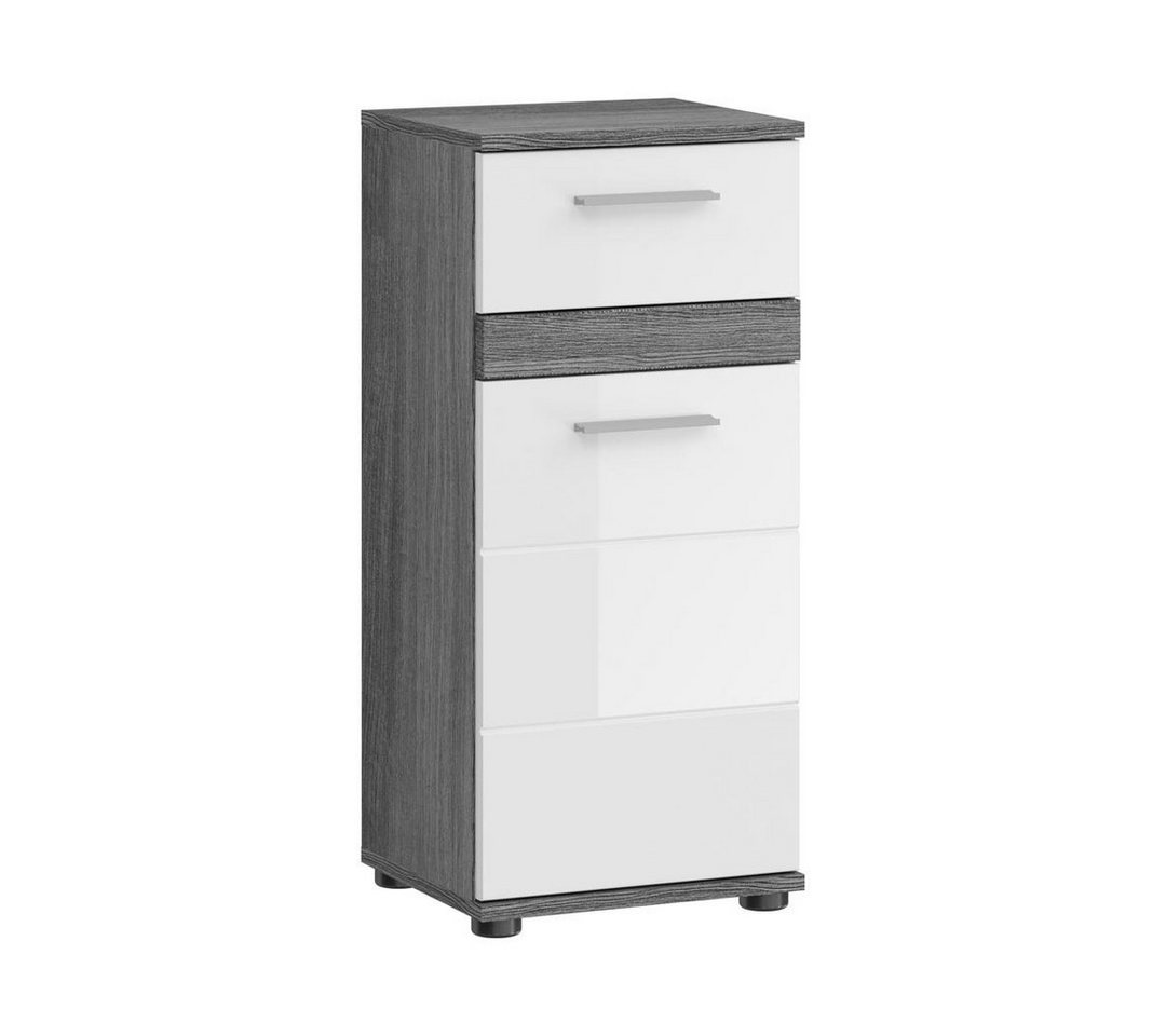 ebuy24 Badezimmerspiegelschrank Blake Badschrank 1 Tür, 1 Schublade Hochglanz weiß ebuy24 Badezimmerspiegelschrank Blake Badschrank 1 Tür, 1 Schublade Hochglanz weiß von ebuy24