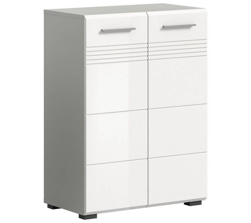 ebuy24 Badezimmerspiegelschrank Copa Badschrank 2 Türen weiß Hochglanz. von ebuy24