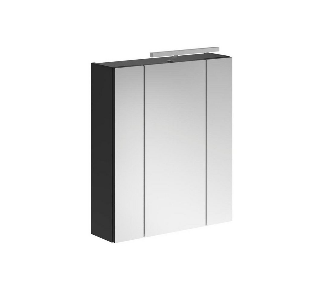ebuy24 Badezimmerspiegelschrank Linus Spiegelschrank Bad 3 Türen mit Licht schwarz ebuy24 Badezimmerspiegelschrank Linus Spiegelschrank Bad 3 Türen mit Licht schwarz von ebuy24