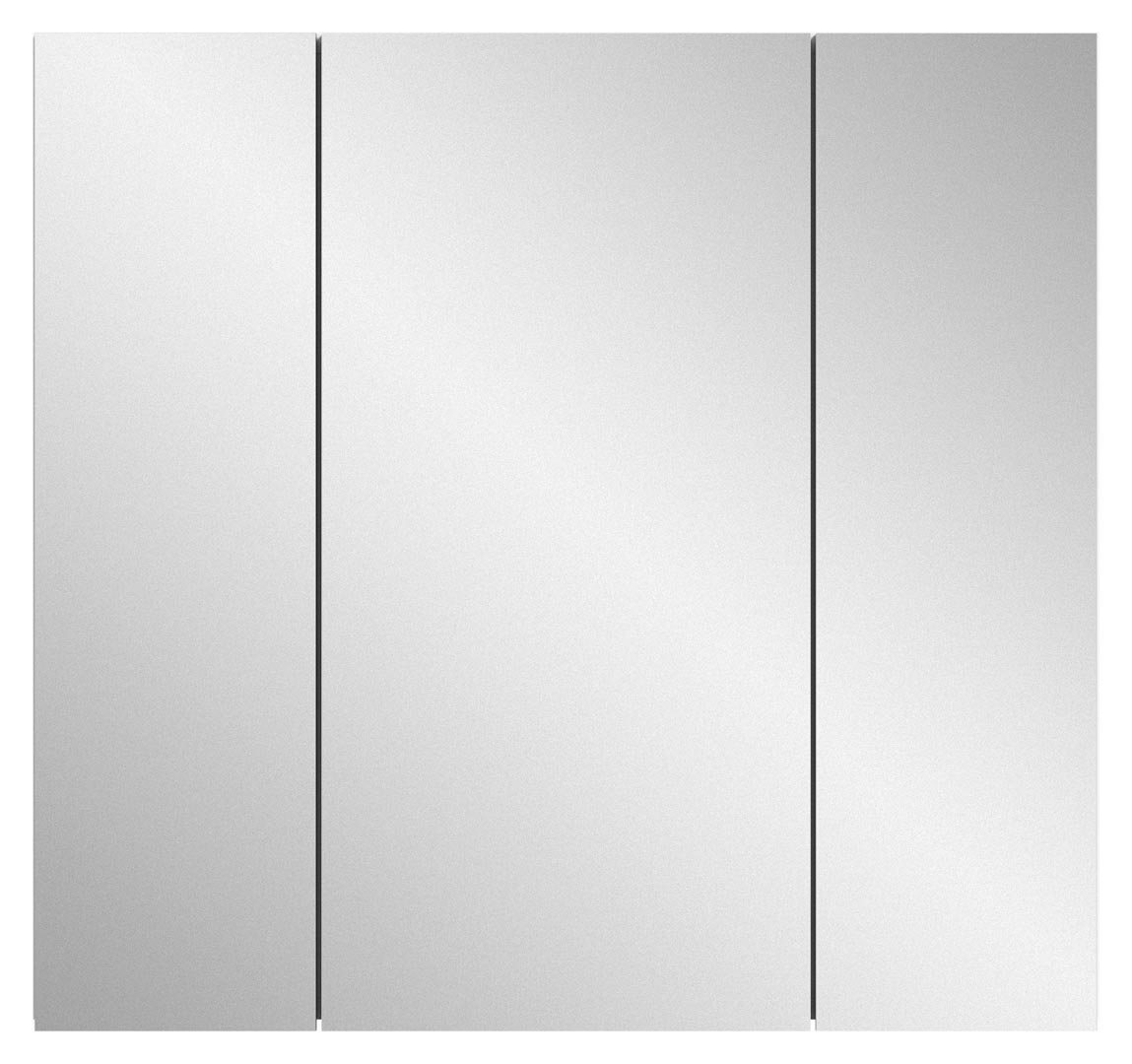 ebuy24 Badezimmerspiegelschrank Vira Spiegelschrank Bad 3 Türen Hochglanz weiß,wei ebuy24 Badezimmerspiegelschrank Vira Spiegelschrank Bad 3 Türen Hochglanz weiß,wei von ebuy24