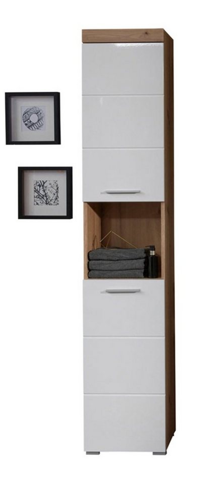 ebuy24 Badmöbel-Set AmandaMando Bad Hochschrank 2 Türen, 1 offenes Fac ebuy24 Badmöbel-Set AmandaMando Bad Hochschrank 2 Türen, 1 offenes Fac von ebuy24