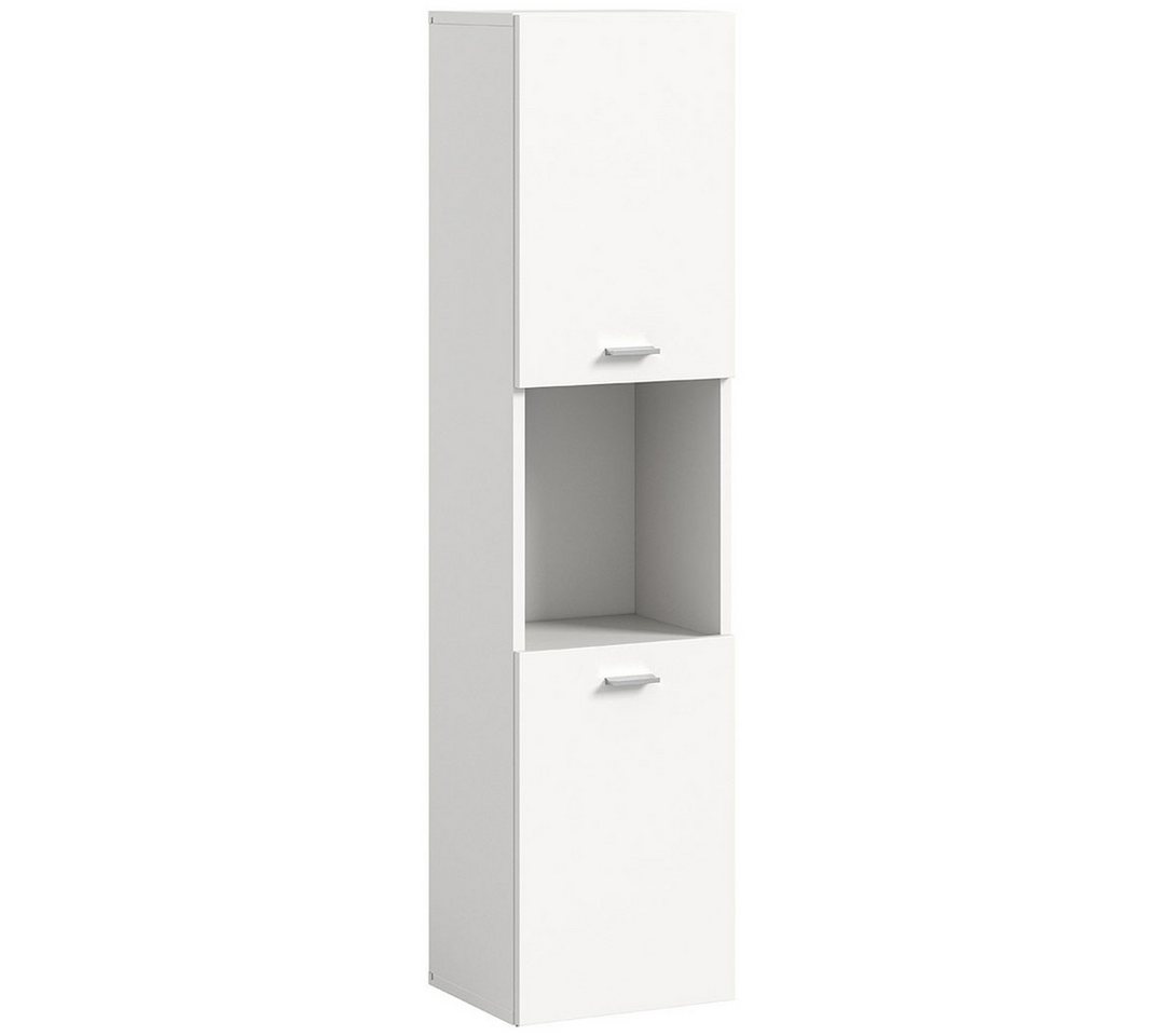 ebuy24 Badmöbel-Set Boston Hochschrank Bad 2 Türen 1 Fach weiß. ebuy24 Badmöbel-Set Boston Hochschrank Bad 2 Türen 1 Fach weiß. von ebuy24