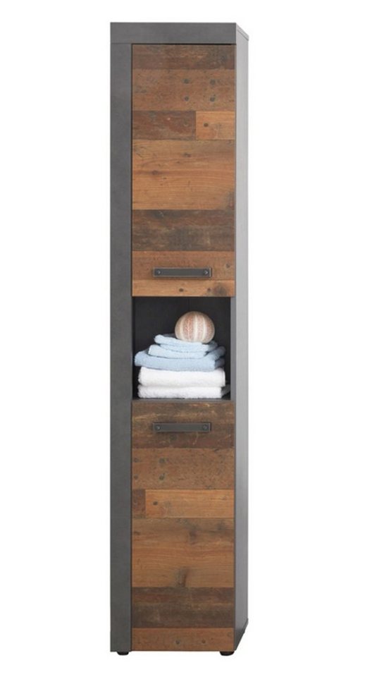 ebuy24 Badmöbel-Set CancunIndy Bad Hochschrank 2 Türen, 1 offenes Fach ebuy24 Badmöbel-Set CancunIndy Bad Hochschrank 2 Türen, 1 offenes Fach von ebuy24