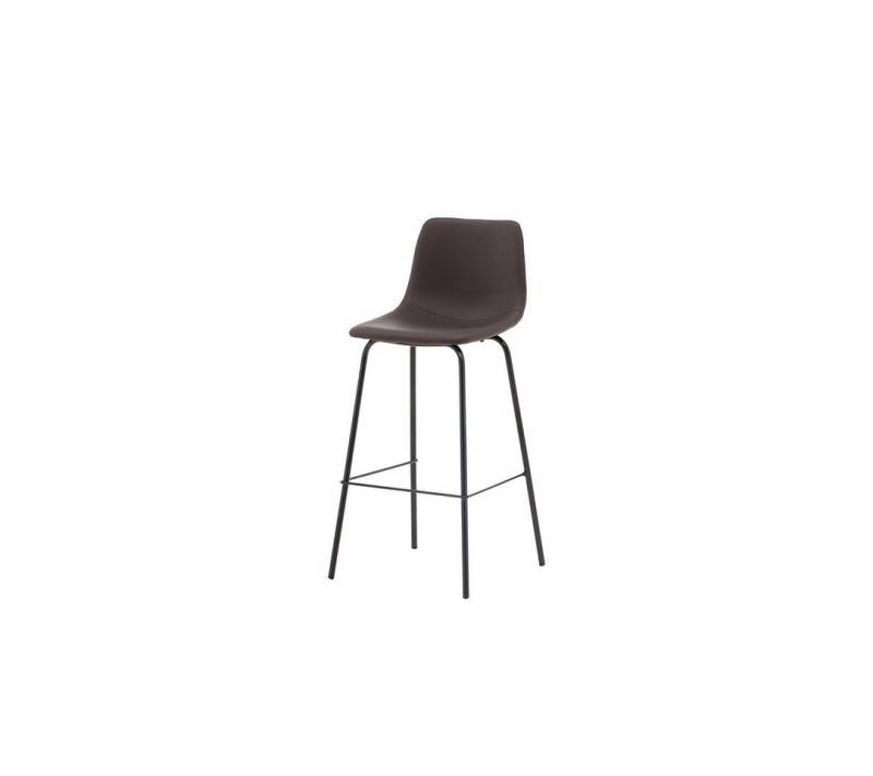 ebuy24 Barhocker 2er Set Alexi Barhocker PU Kunstleder braun. von ebuy24