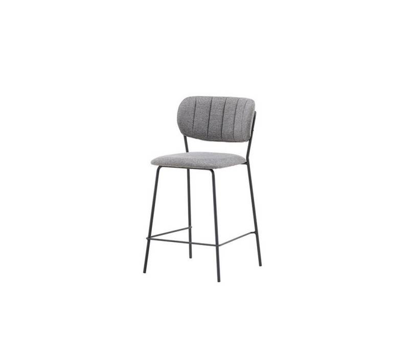 ebuy24 Barhocker 2er Set Bell Barhocker grau. von ebuy24