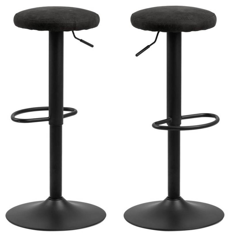 ebuy24 Barhocker 2er Set Finurly Barhocker grau. (2 St) von ebuy24