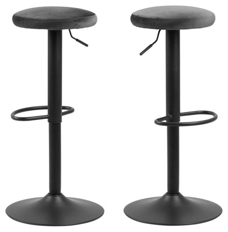 ebuy24 Barhocker 2er Set Finurly Barhocker grau. (2 St) von ebuy24