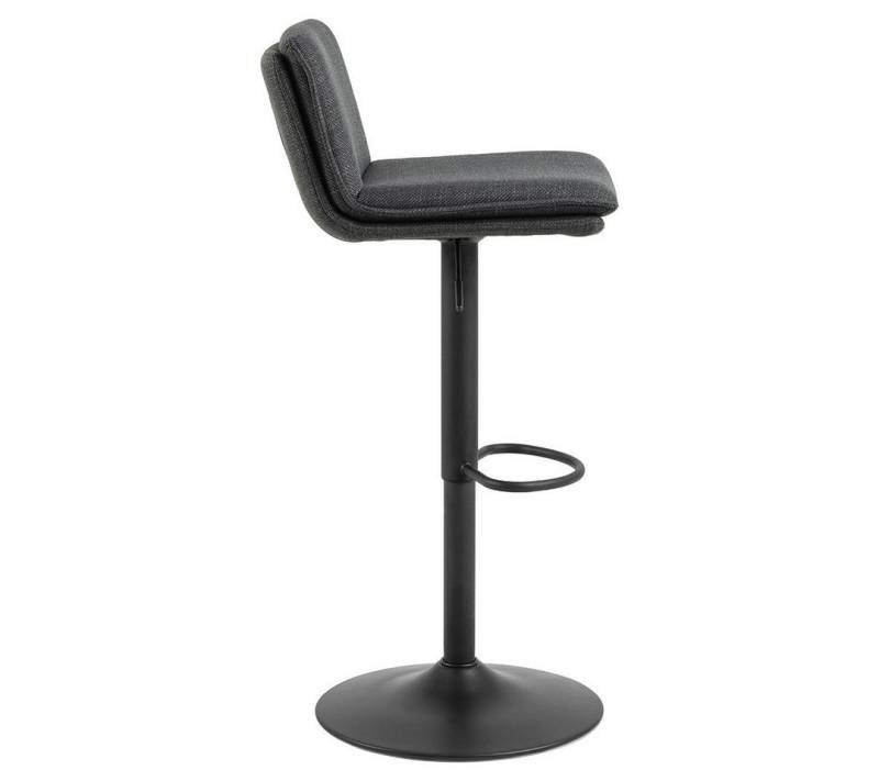 ebuy24 Barhocker 2er Set Flynn Barhocker Stoff grau. von ebuy24