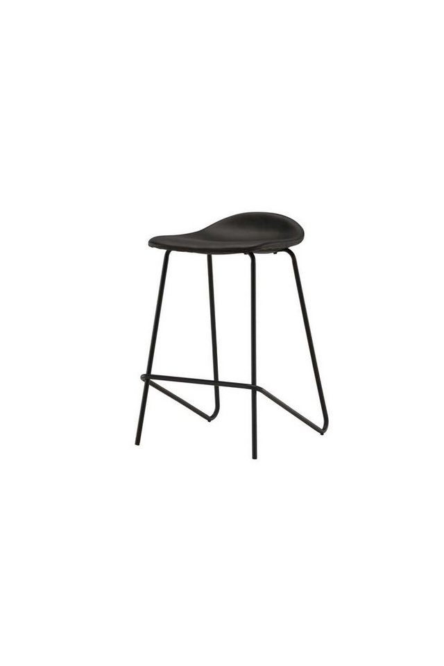 ebuy24 Barhocker 2er Set Grebbestad Barhocker PU Kunstleder schwarz (2 St) von ebuy24