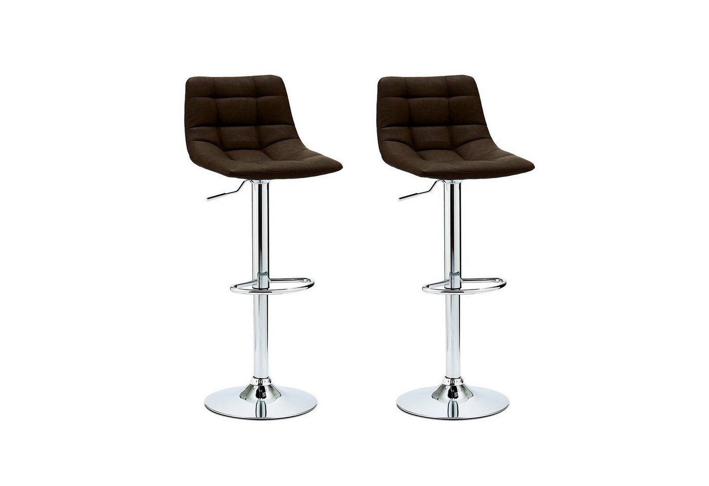 ebuy24 Barhocker 2er Set Missi Barhocker in dunkelbraunen Kunstlede (2 St) ebuy24 Barhocker 2er Set Missi Barhocker in dunkelbraunen Kunstlede (2 St) von ebuy24