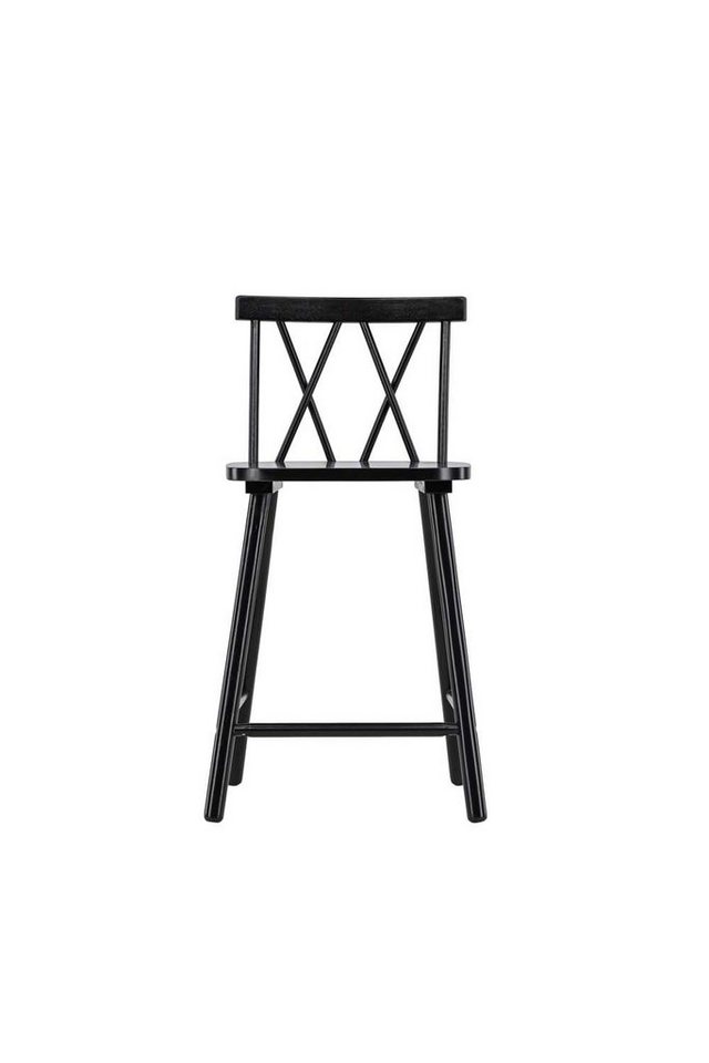 ebuy24 Barhocker 2er Set Mollöström Barhocker Holz schwarz. (2 St) von ebuy24