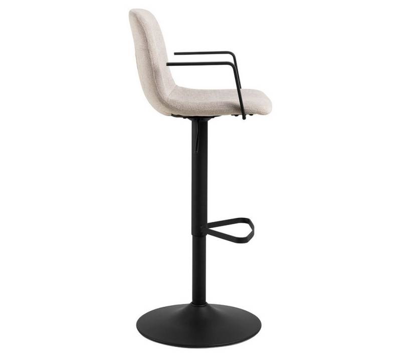ebuy24 Barhocker 2er Set Pablo Barhocker Stoff beige. von ebuy24