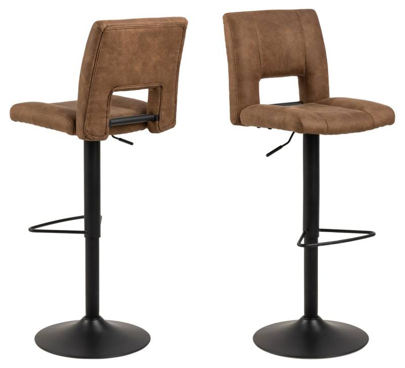 ebuy24 Barhocker 2er Set Syra Barhocker braun. (2 St) von ebuy24