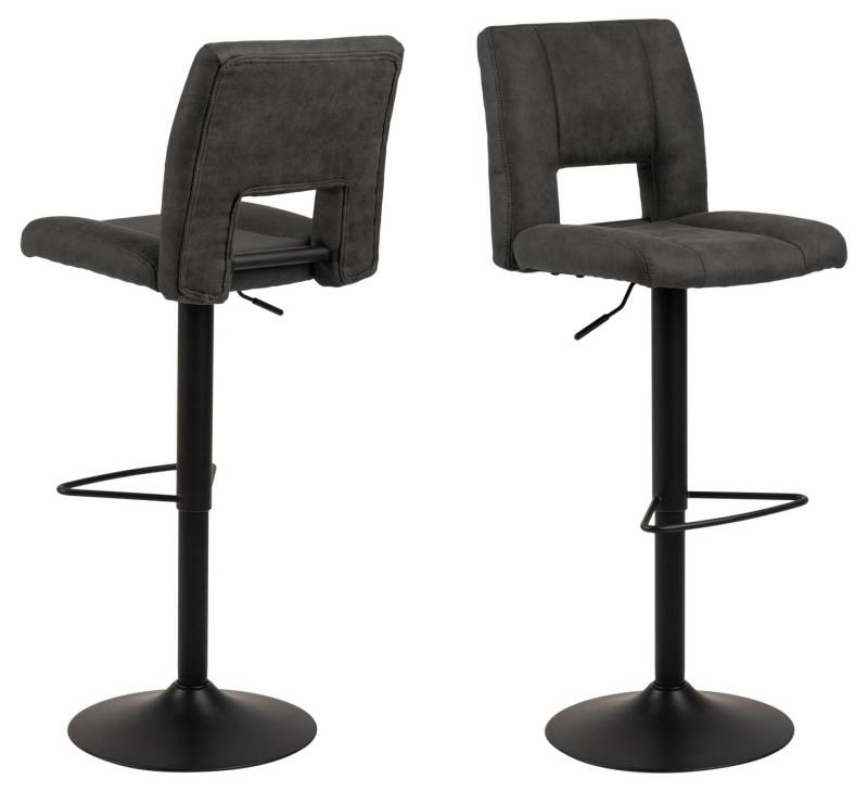 ebuy24 Barhocker 2er Set Syra Barhocker grau. (2 St) von ebuy24