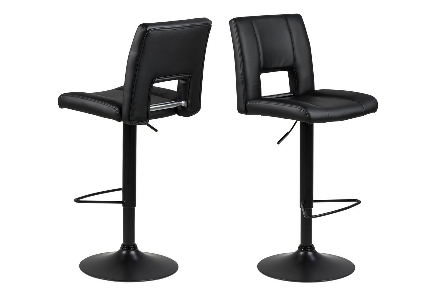 ebuy24 Barhocker 2er Set Sys Barhocker mit Gasdruckfeder in schwarz (2 St) ebuy24 Barhocker 2er Set Sys Barhocker mit Gasdruckfeder in schwarz (2 St) von ebuy24