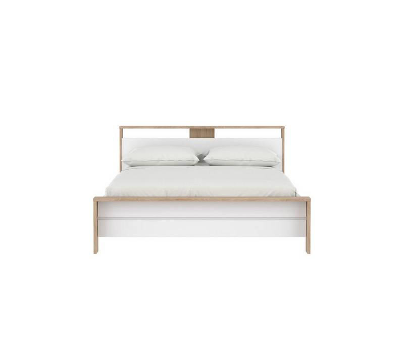 ebuy24 Bett Next Bett mit 1 Einlegeboden 160x200cm weiß Hochgl von ebuy24