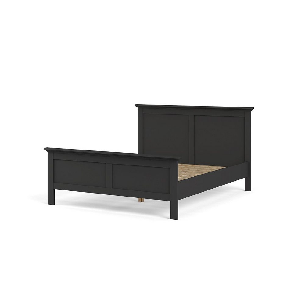 ebuy24 Bett Venedig Bett Doppelbett 160x200 cm, mattgrau. (1-tlg) von ebuy24