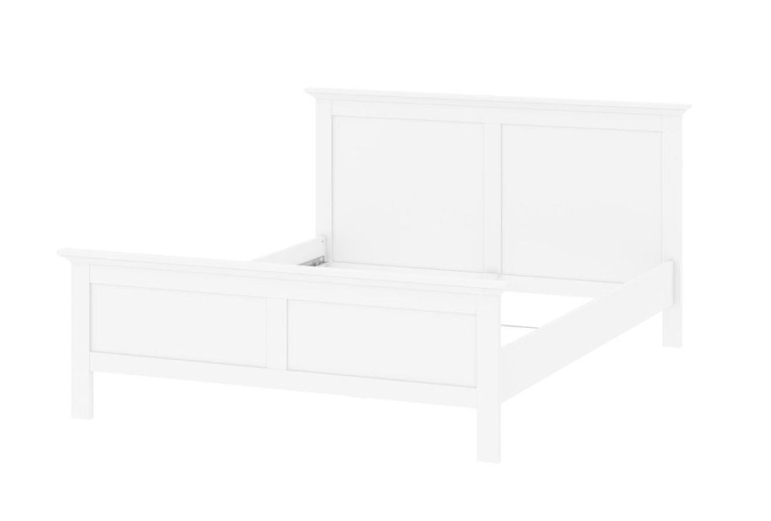 ebuy24 Bett Venedig Doppelbett 160x200 cm, weiss. (1-tlg) von ebuy24