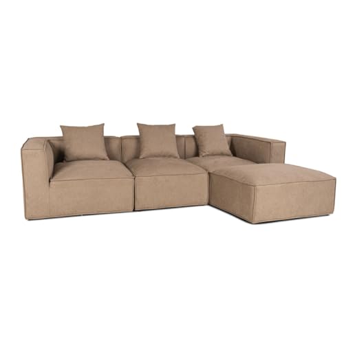 ebuy24 Box Sofa (Braun, Chaiselongsofa) von ebuy24