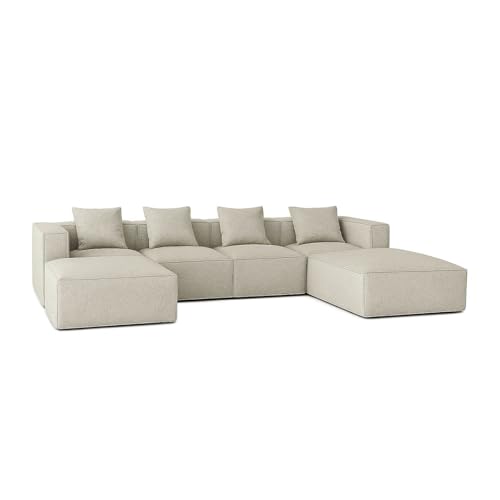 ebuy24 Box Sofa (Grau, U-Sofa) von ebuy24