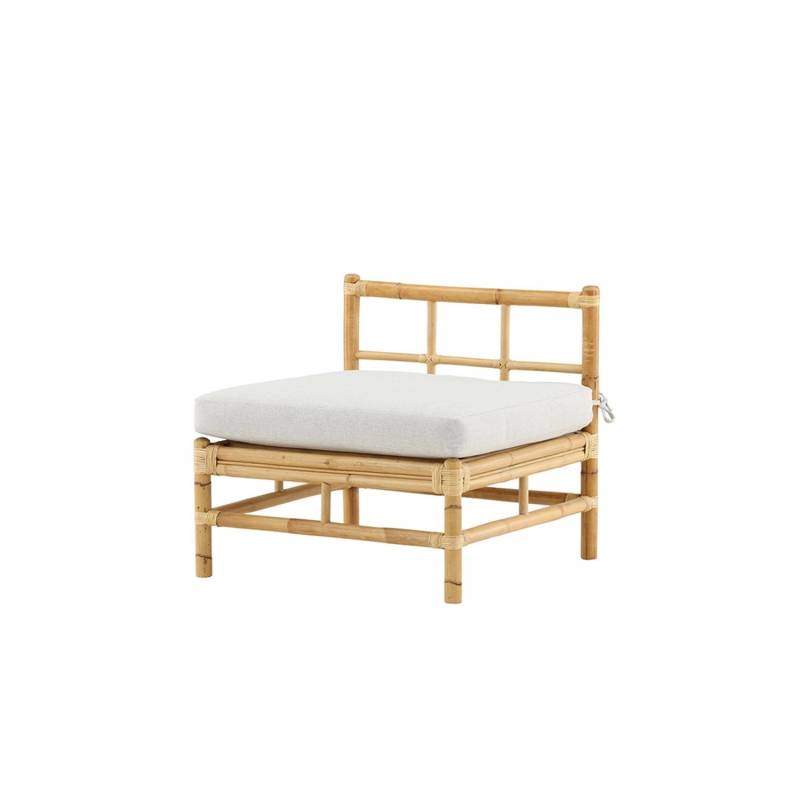 ebuy24 Cane Gartensofa Mittelsegment Natur Sitzhöhe cm 34 Sitzbreite cm 70 Sitztiefe cm 71 von ebuy24