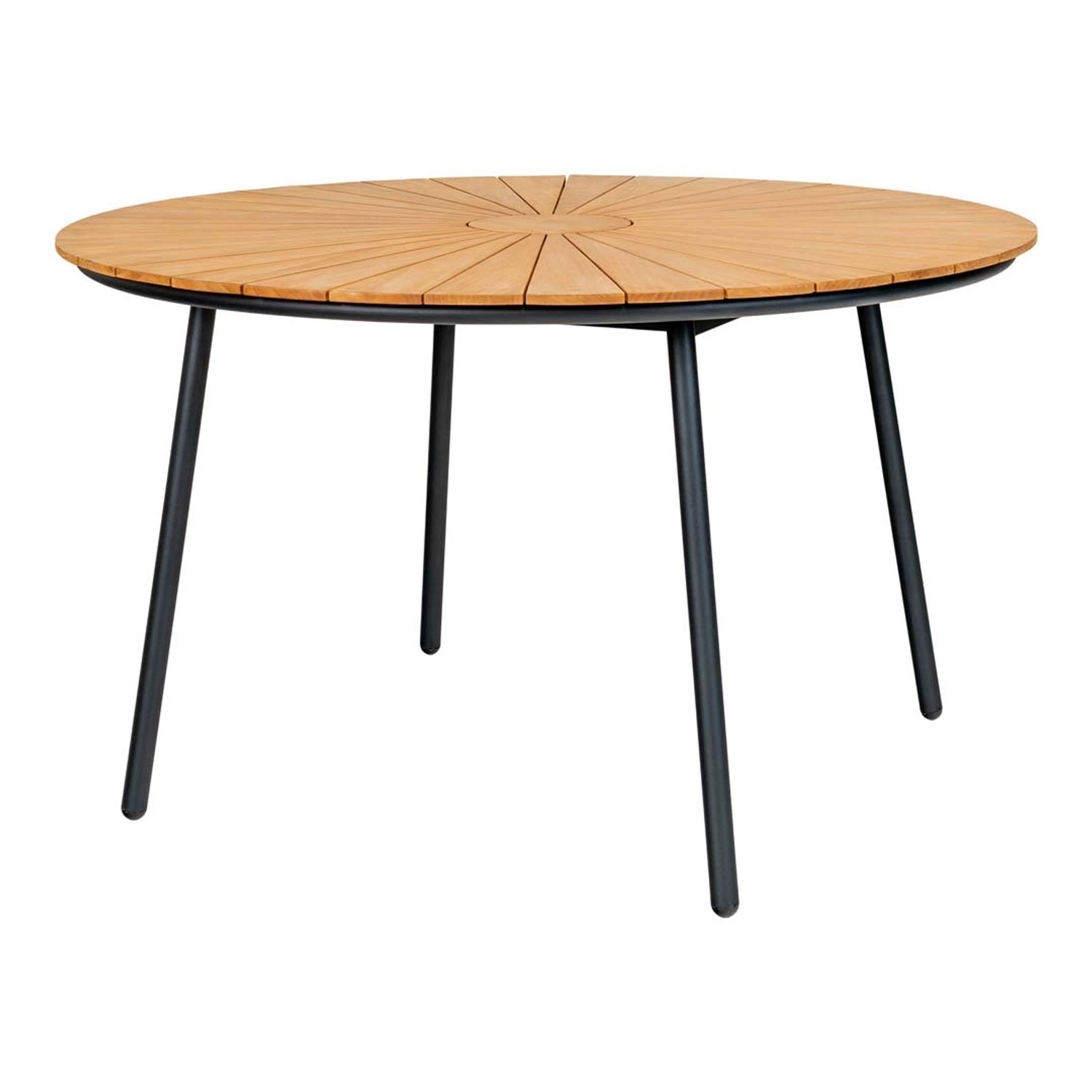 ebuy24 Cleveland Gartentisch Ø130cm Teak Schwarz ebuy24 Cleveland Gartentisch Ø130cm Teak Schwarz von ebuy24