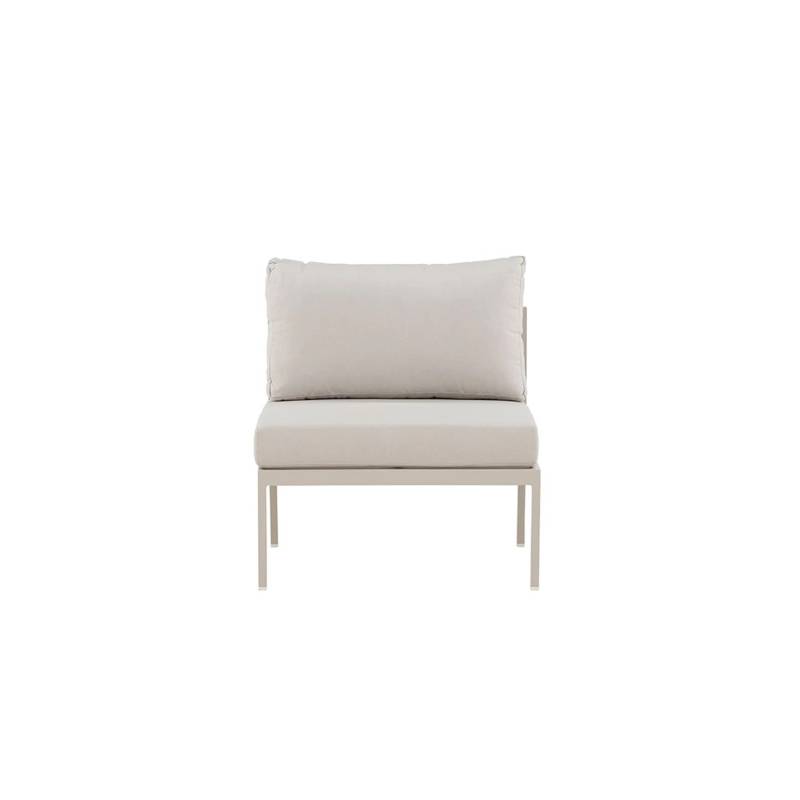 ebuy24 Copacabana Gartensofa Mittelsegment Beige Sitzhöhe cm 30 Sitzbreite cm 65 Sitztiefe cm 65 von ebuy24