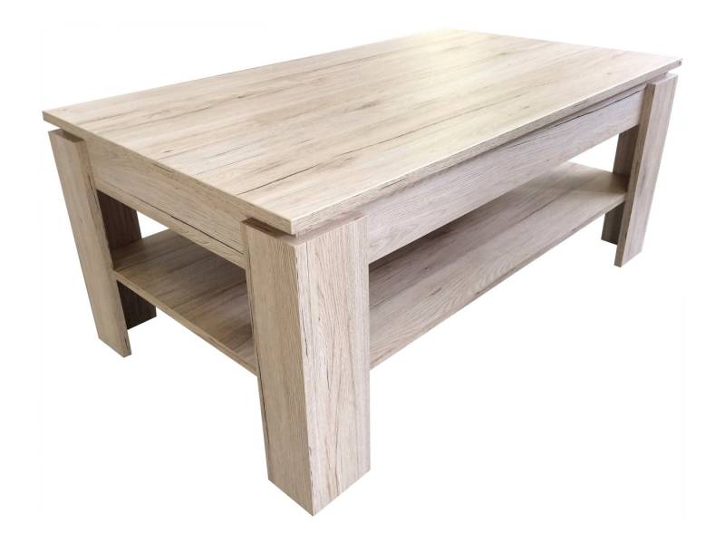ebuy24 Couchtisch Aboma Couchtisch mit 1 Ablage Eiche Dekor. von ebuy24