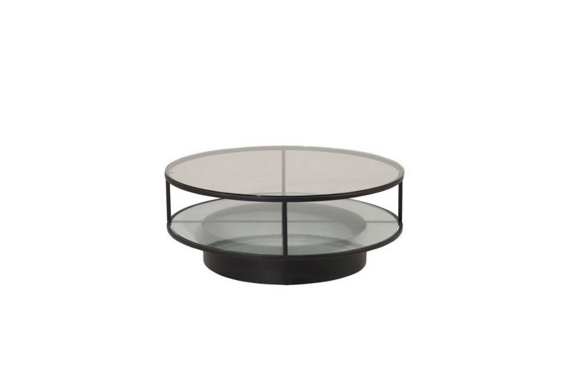 ebuy24 Couchtisch Falsterbo Couchtisch mit Ablage Ø100 cm Glas. (1-St) von ebuy24