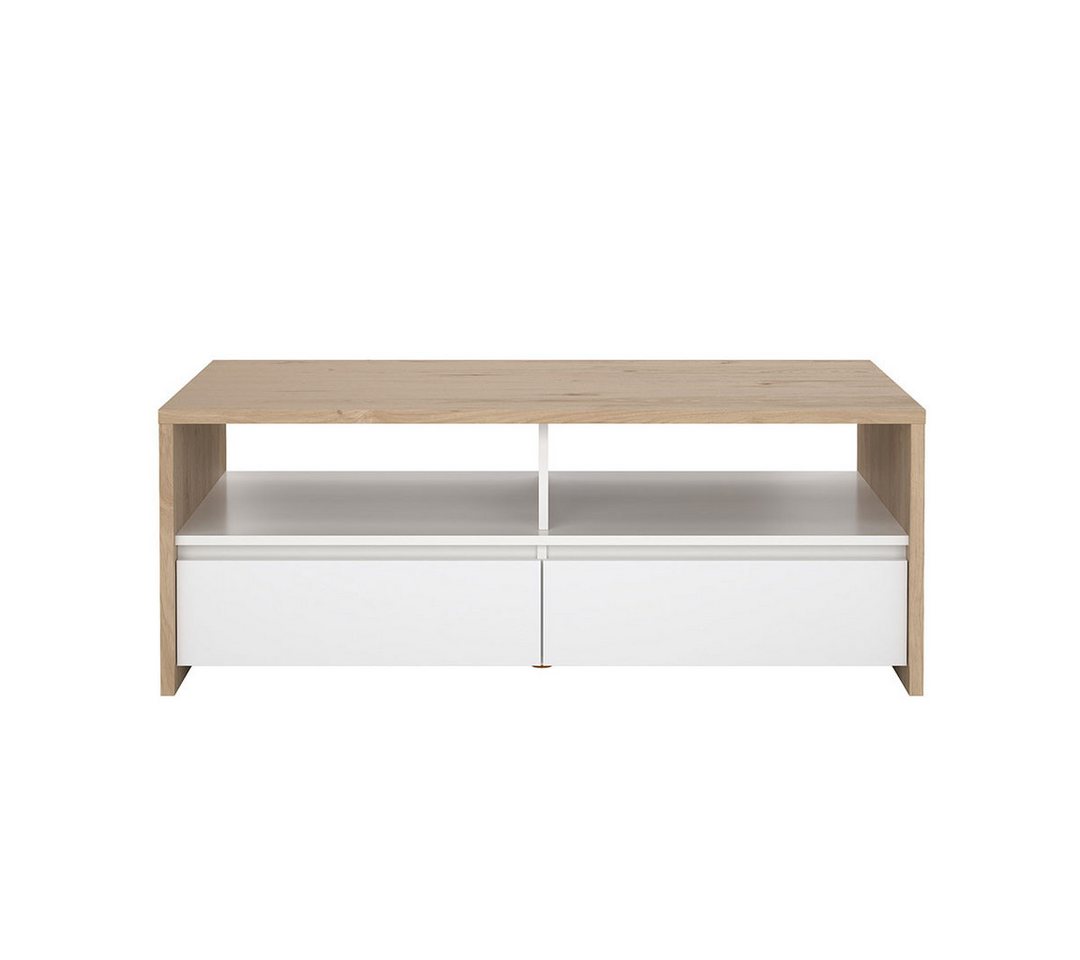 ebuy24 Couchtisch Next Couchtisch 2 Schubladen, 2 Ablagen Eichen-Dek von ebuy24