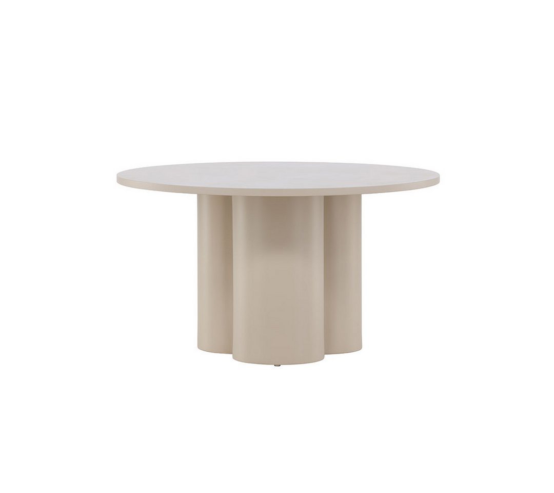 ebuy24 Couchtisch Olivia Couchtisch Ø80cm beige. von ebuy24