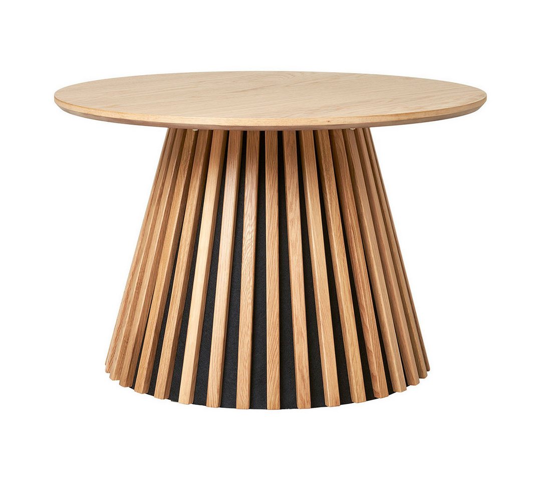 ebuy24 Couchtisch Osaka Couchtisch Ø70cm Eichenfurnier. von ebuy24