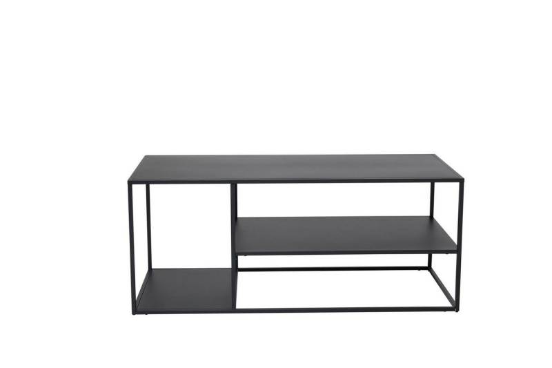ebuy24 Couchtisch Staal Ecktisch mit Ablage 120x50 cm schwarz. von ebuy24