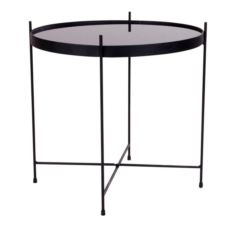 ebuy24 Couchtisch Verle Couchtisch schwarz Stahl, Glas. von ebuy24